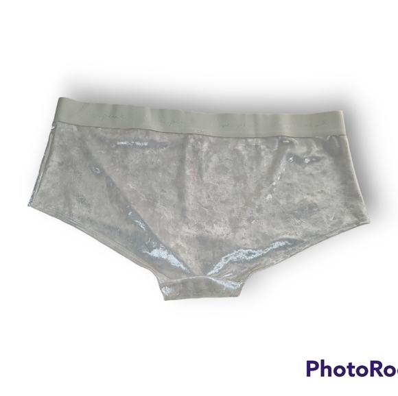 VS PINK Beige Velour Boyshort Panties - Picture 3 of 3